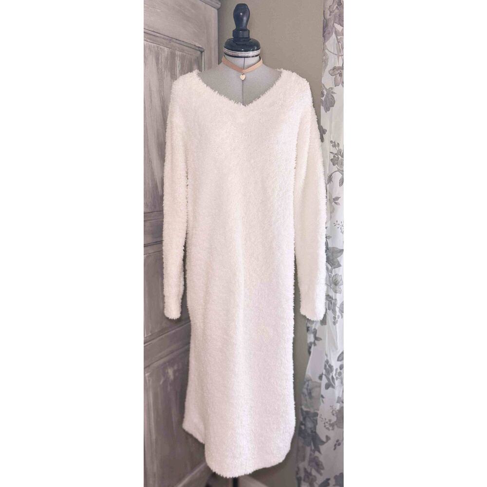Gelato Pique Dress Fluffy Soft Cozy Shoujo Girl Pajamas Loungewear Sleep V-Neck - Picture 2 of 14
